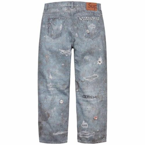 Supreme HJR Trompe L_oeil Loose Fit Jean