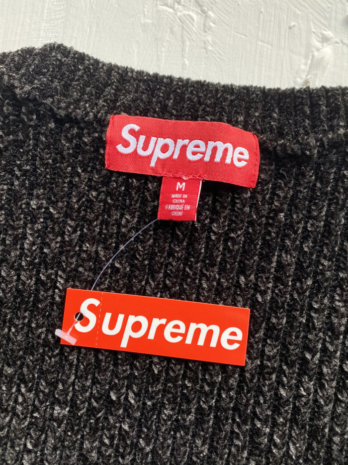 Supreme 24FW Chenille Sweater Vest