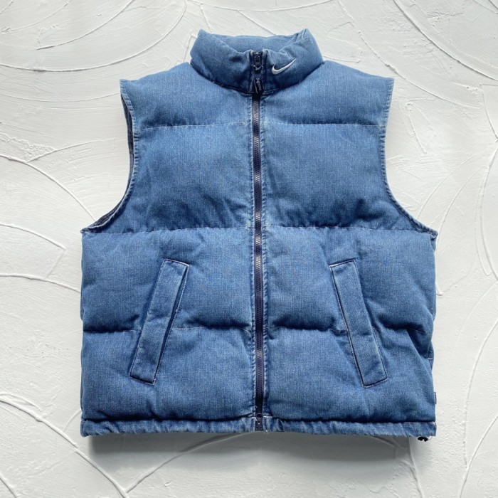 Supreme Nike Denim Puffer Vest