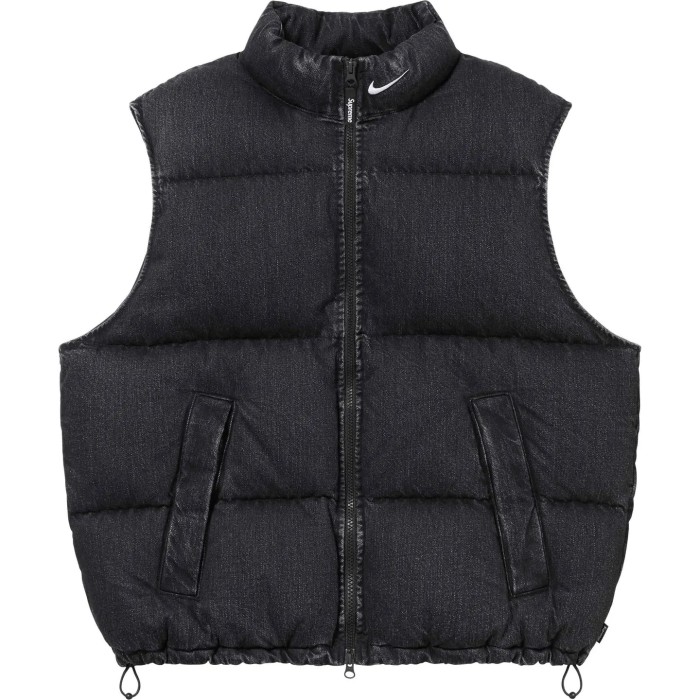 Supreme Nike Denim Puffer Vest