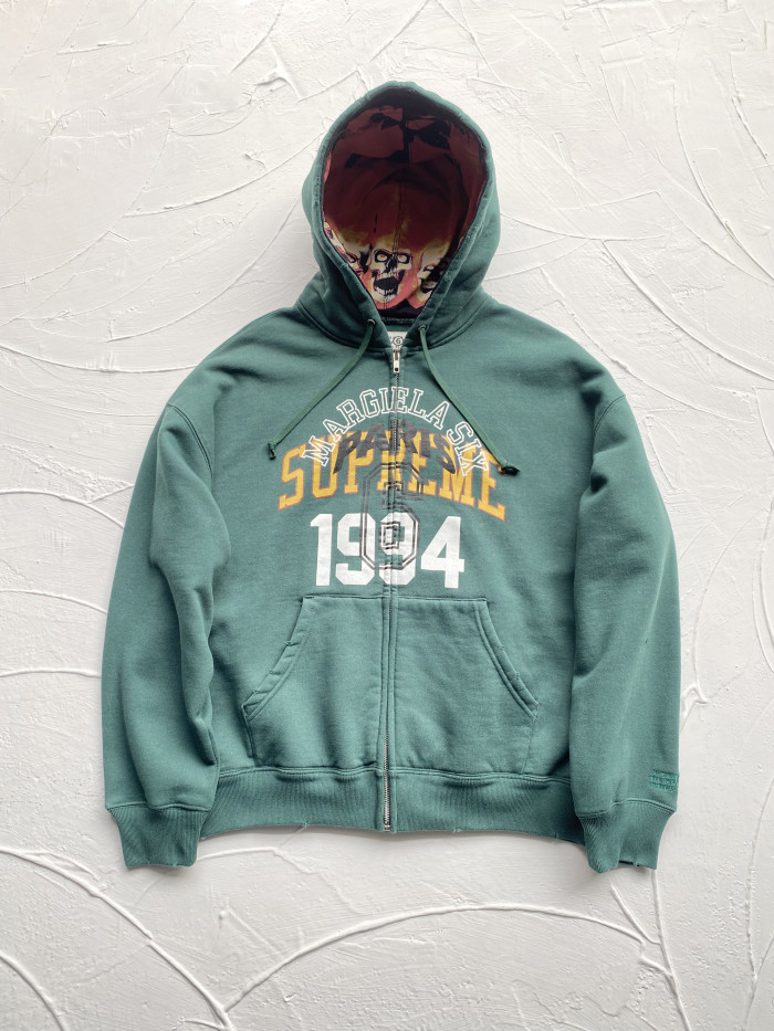 Supreme Maison Margiela Zip Up Hooded Sweatshirt