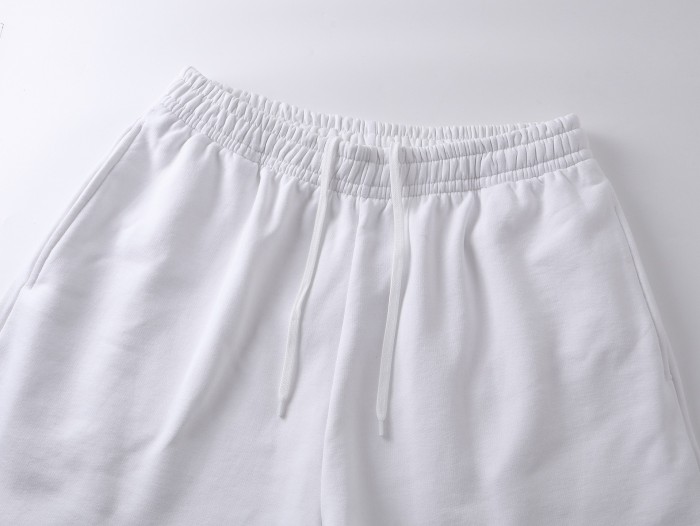Balenciaga Men's Basketball Series - Sweat Shorts in Black/White