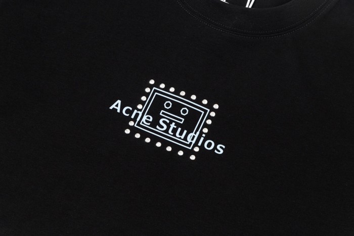 Acne Studios Logo Printed Crewneck T-Shirt