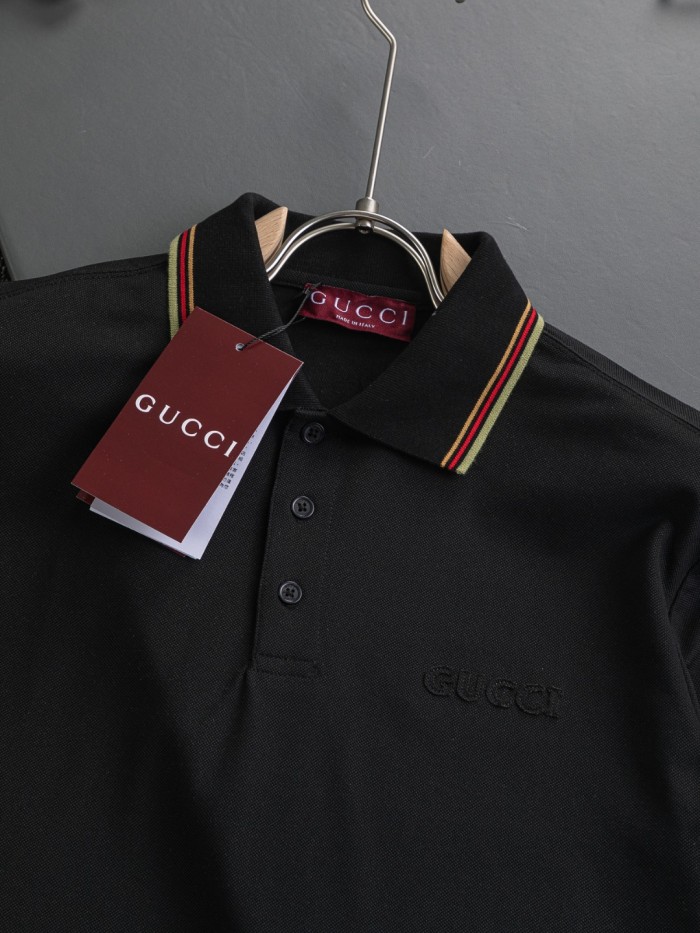 Gucci Cotton Piquet Polo Top