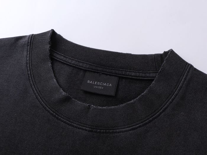 Balenciaga Men's City Of Angels Sleeveless T-shirt in Black Faded