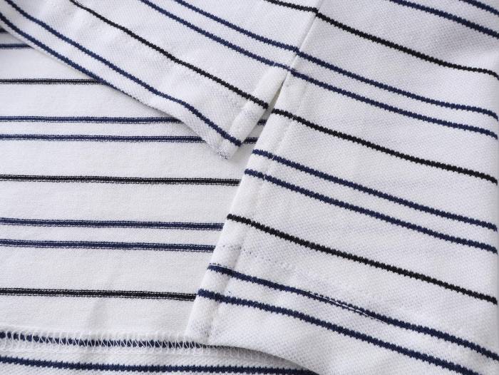 Balenciaga BB Laurel striped cotton piqué polo shirt