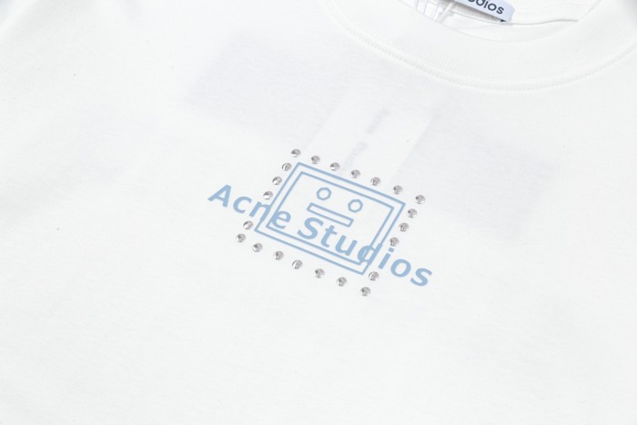 Acne Studios Logo Printed Crewneck T-Shirt