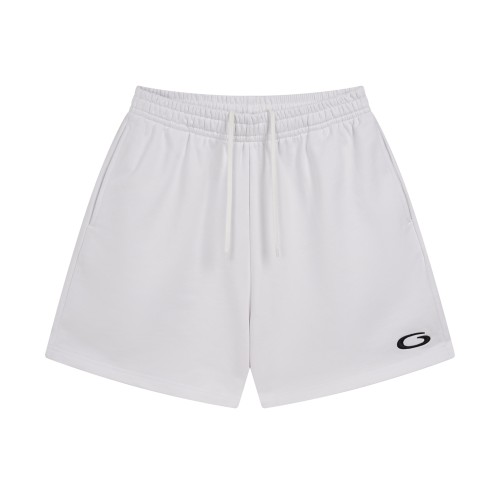 Balenciaga Men's Basketball Series - Sweat Shorts in White Black