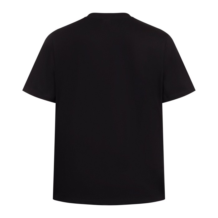 Burberry Stripe Trim Pocket Cotton T-shirt