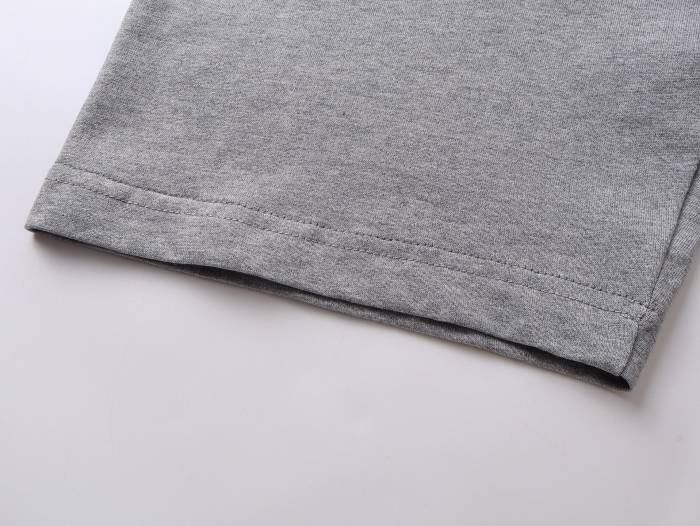 Men's Taped Balenciaga Back T-shirt Medium Fit in Heather Greyblackred
