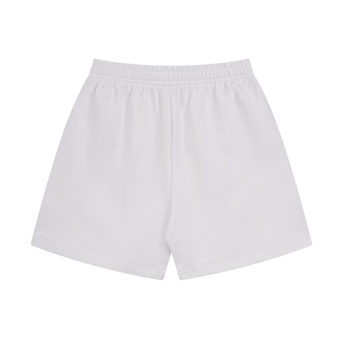 Balenciaga Men's Basketball Series - Sweat Shorts in White Black