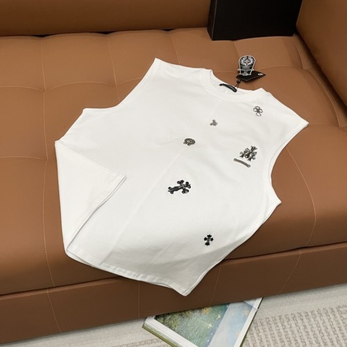 Chrome Hearts logo crew neck vest T-shirt
