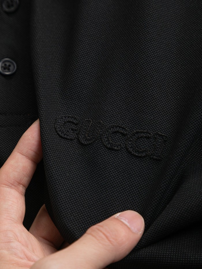 Gucci Cotton Piquet Polo Top