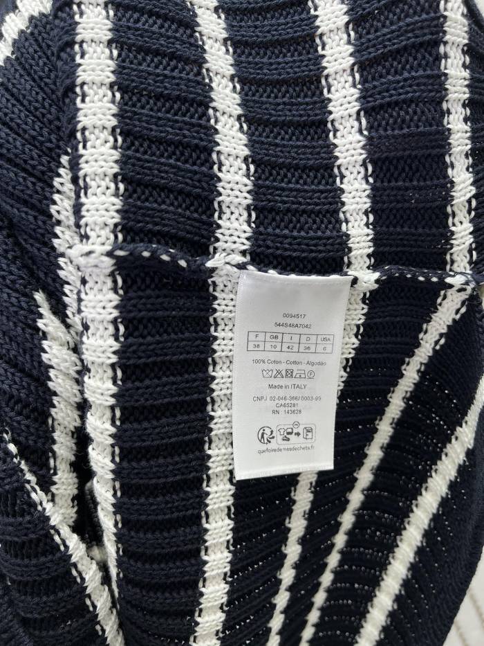 Dior Dioriviera Sweater with Laced Cap Sleeves