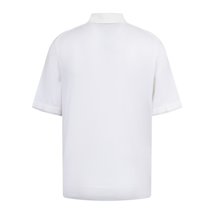 Louis Vuitton Embroidered Short-Sleeved Cotton Blend Polo Shirt