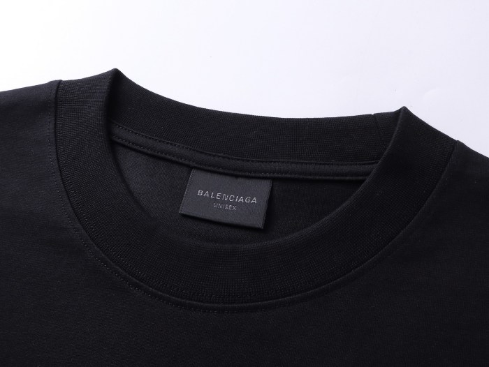 BALENCIAGA - Distressed Logo-Print Cotton-Jersey T-Shirt