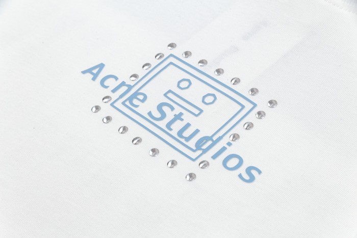 Acne Studios Logo Printed Crewneck T-Shirt