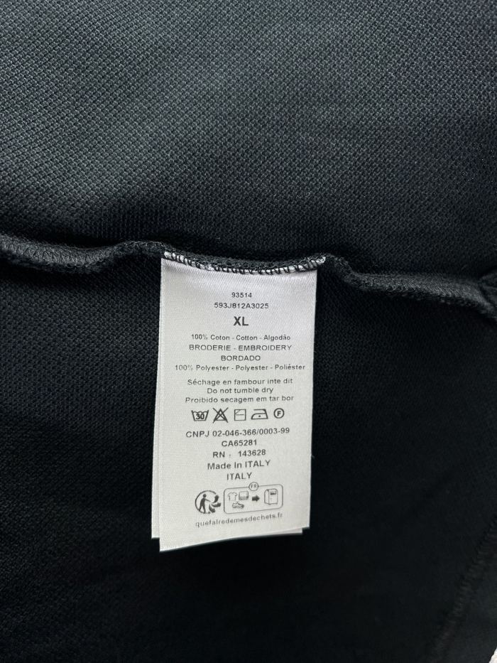DIOR  CD Icon Polo Shirt White Cotton Piqué