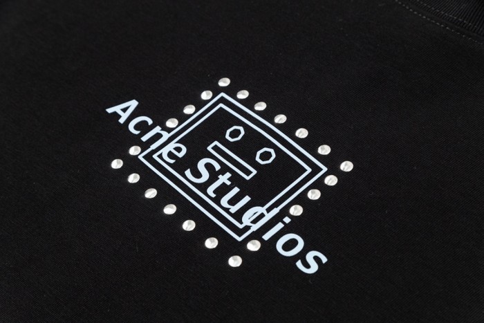 Acne Studios Logo Printed Crewneck T-Shirt