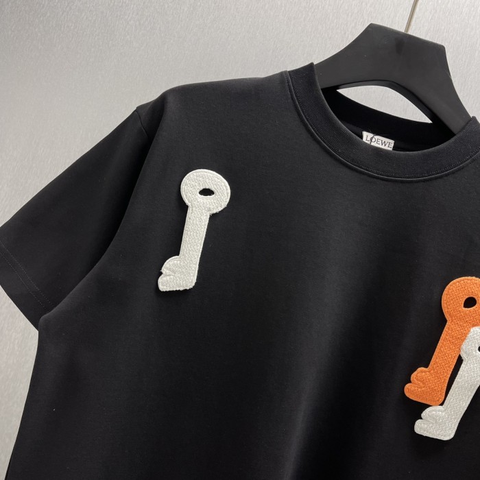 LOEWE Glow-in-the-dark key embroidered T-shirt