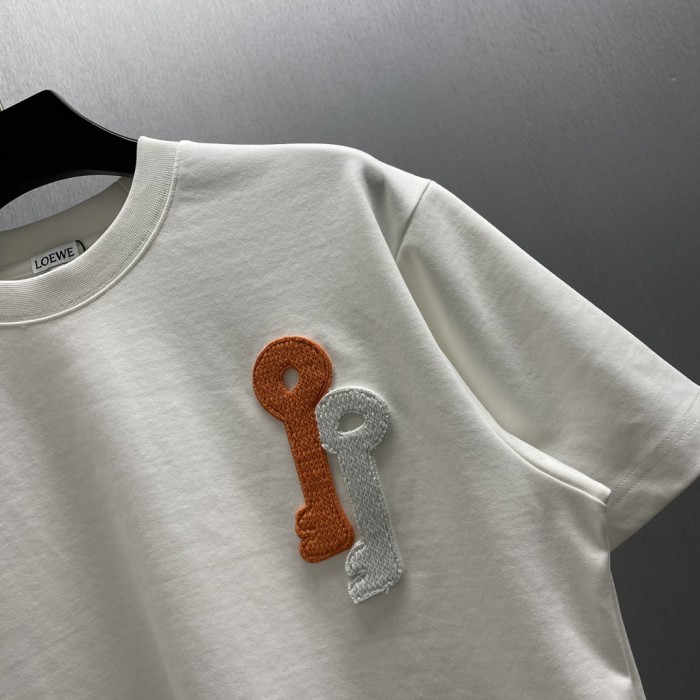 LOEWE Glow-in-the-dark key embroidered T-shirt
