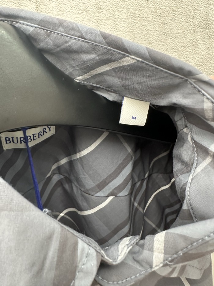 Burberry Regular Fit Check Cotton Shirt