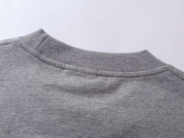Men's Taped Balenciaga Back T-shirt Medium Fit in Heather Greyblackred