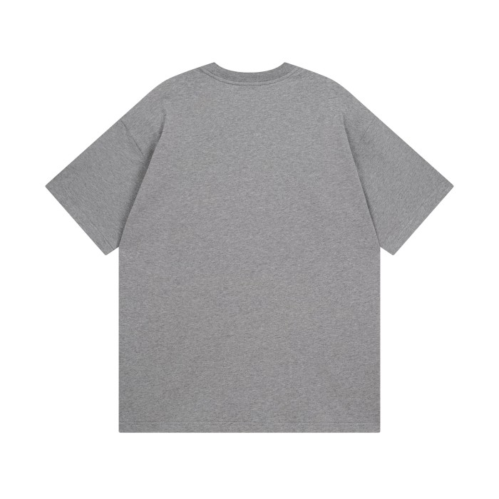 Balenciaga Ceo Team Logo Boxy T-shirt in Heather Grey