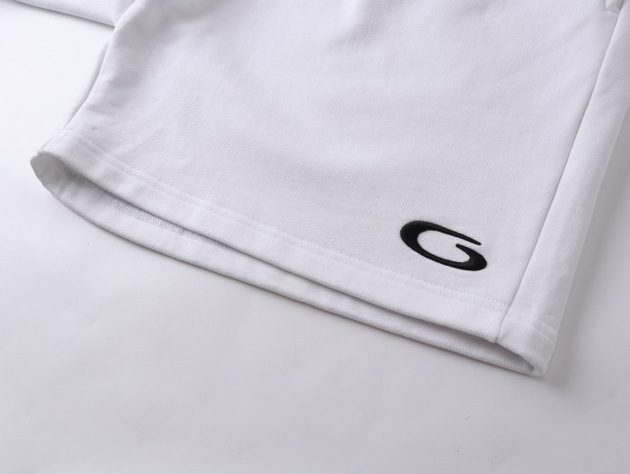 Balenciaga Men's Basketball Series - Sweat Shorts in White Black