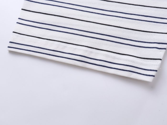 Balenciaga BB Laurel striped cotton piqué polo shirt