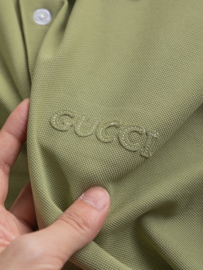 Gucci Cotton Piquet Polo Top