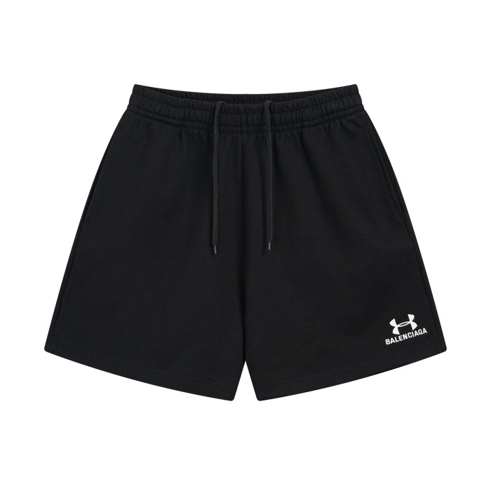 Balenciaga Men's Basketball Series - Sweat Shorts in Black/White