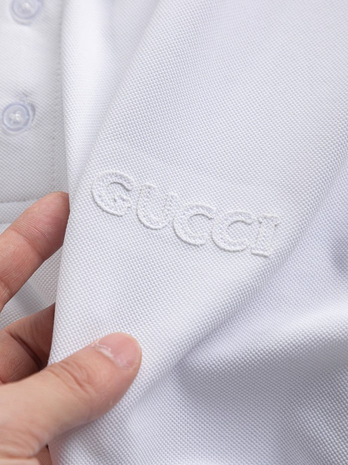 Gucci Cotton Piquet Polo Top