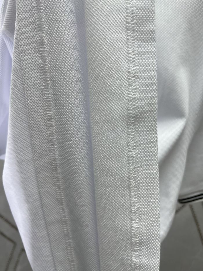 DIOR  CD Icon Polo Shirt White Cotton Piqué