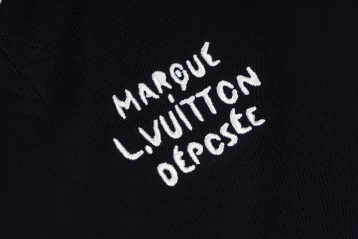 Louis Vuitton Embroidered Short-Sleeved Cotton Blend Polo Shirt