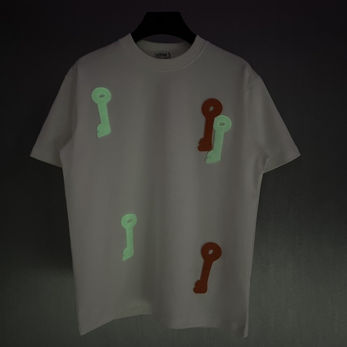 LOEWE Glow-in-the-dark key embroidered T-shirt