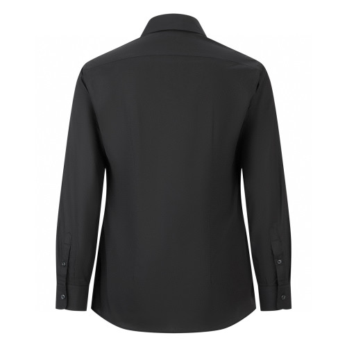 Prada triangle-logo Cotton Shirt  Black
