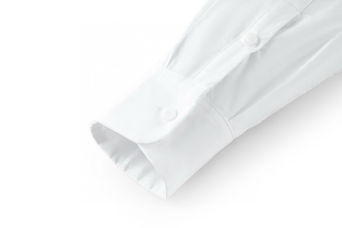 Prada triangle-logo Cotton Shirt  White