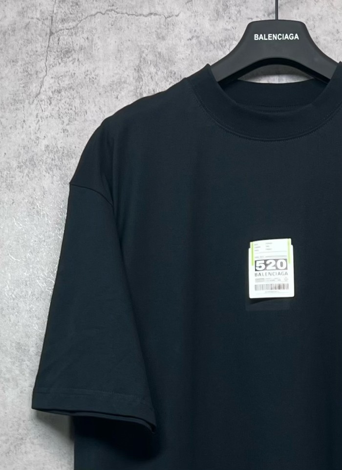 2025 Balenciaga 520 capsule features luggage tag T-shirt