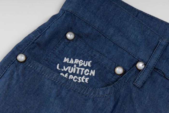 Louis Vuitton Embroidered Chambray Shorts - Men