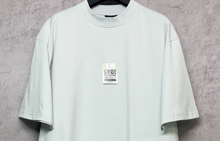 2025 Balenciaga 520 capsule features luggage tag T-shirt