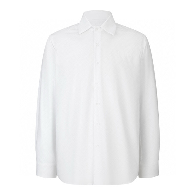 Prada triangle-logo Cotton Shirt White