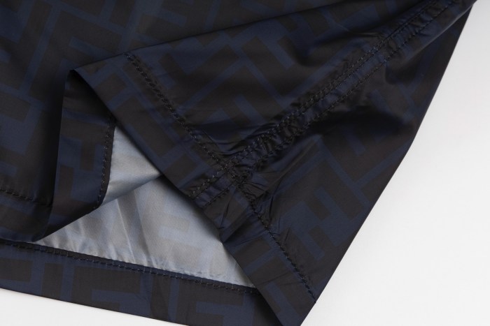 Fendi Swim Shorts Technical fabric Blue