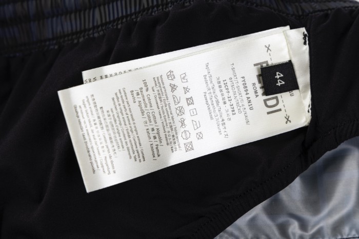 Fendi Swim Shorts Technical fabric Blue