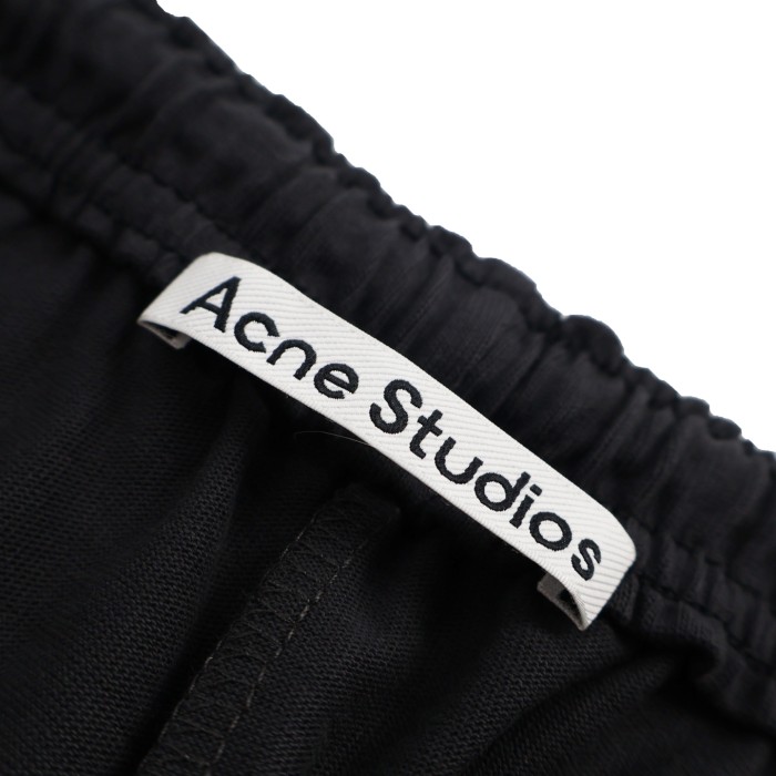 Acne Studios - Cotton sweat shorts - Black