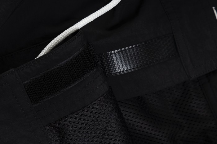 CELINE TRIOMPHE SWIM SHORTS IN NYLON - BLACK