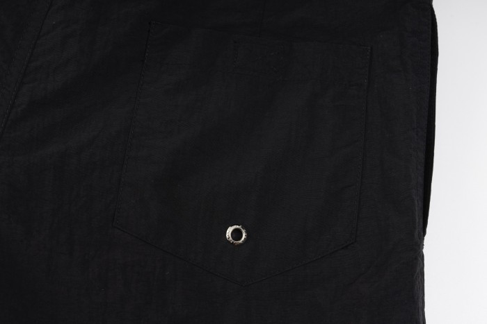 CELINE TRIOMPHE SWIM SHORTS IN NYLON - BLACK