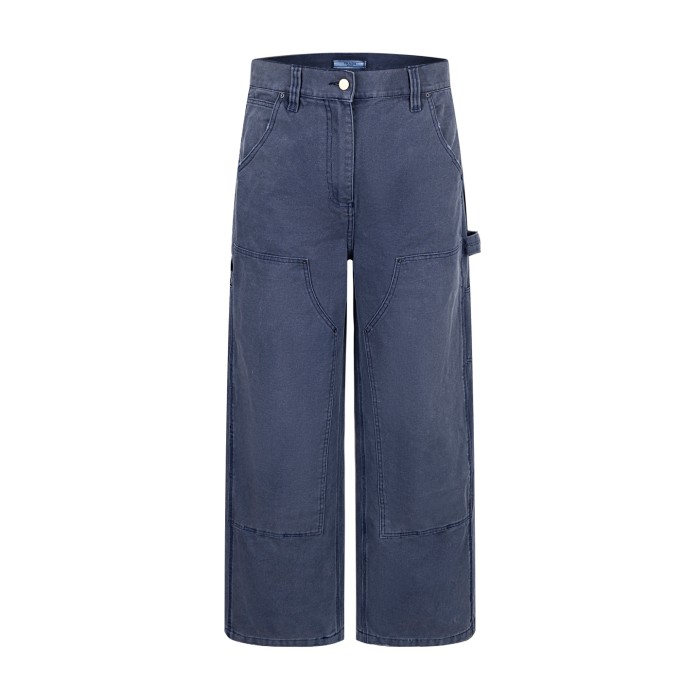 Prada SS25 Carpenter Pants in Navy