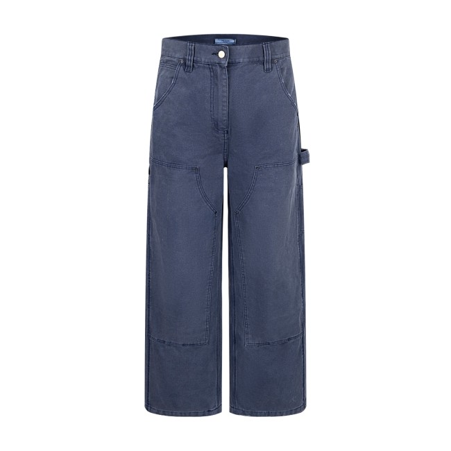 Prada SS25 Carpenter Pants in Navy