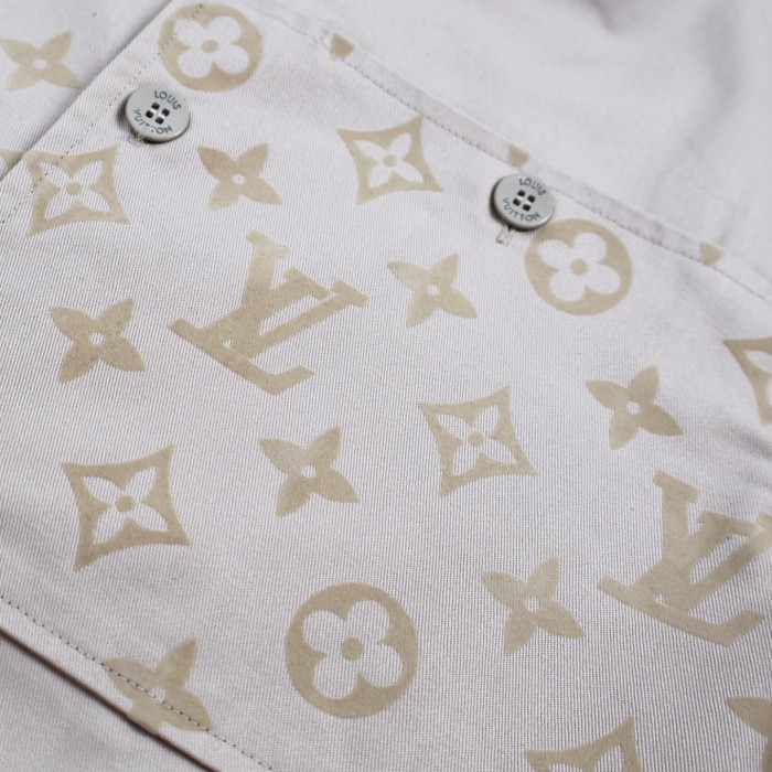 LOUIS VUITTON Flocked Casual Cotton Overshirt - Ready to Wear
